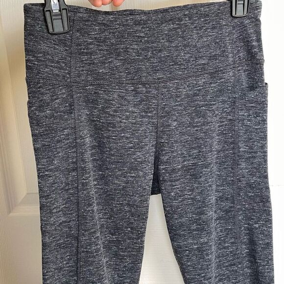 Athletic Works Stretch Cotton Side Pocket Ankle Leggings (Heather Grey) - Small - Picture 5 of 9